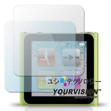 Apple TV / 其他 Apple iPod nano 6 晶磨抗刮螢幕貼(1入)+霧面抗刮螢幕貼(1入)