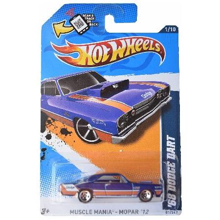 特別価格Hot Wheels '68 Dodge Dart, Muscle Mania Mopar '12 10並行輸入