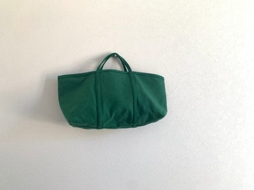 帆布 長 TOTE (S) 常盤綠