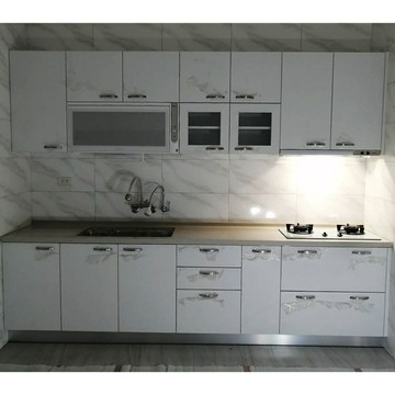 系統廚具 客製化 廚櫃 流理台 工廠直營 一字型流理台 300公分 美耐門板 搭櫻花牌瓦斯爐 排油煙機【KW廚房世界】【APP滿額下單10%點數(單一帳號最高1000點)】4/30止