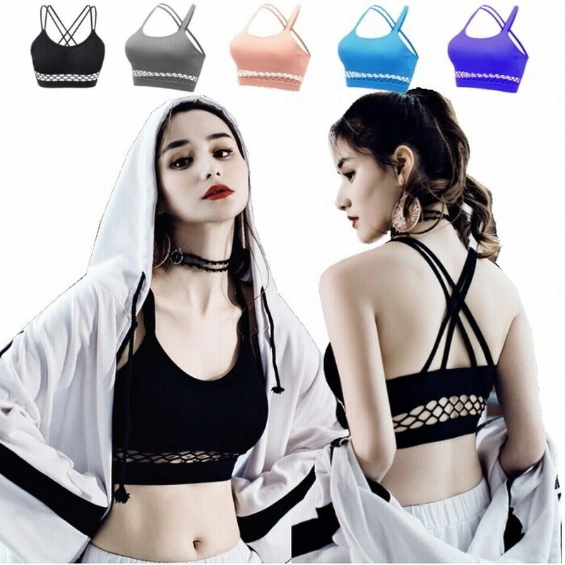 ダンス衣装 ブラトップ スポーツブラ 揺れない ス ナイトブラ ヨガブラ ノンワイヤー ブ LINEショッピング