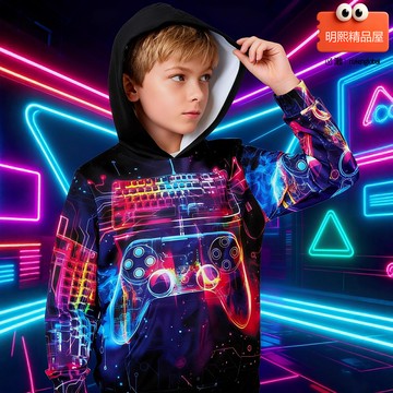 【機洗舒適】兒童連帽衫 衛衣 運動衛衣 薄款衛衣 休閒衛衣 套頭衫 純棉透氣 時尚百搭 春秋季日常穿搭