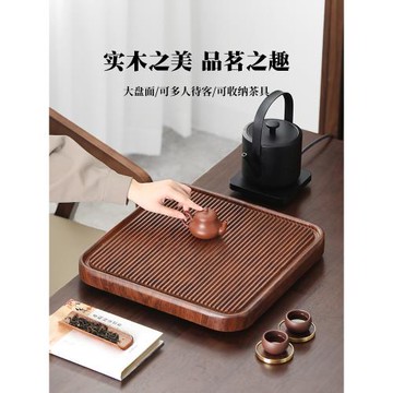 (免運)茶盤小型家用2025新款高端竹木托盤客廳辦公室泡茶具茶海干泡茶臺