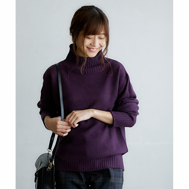 カノコ編ハイネックニット ニット セーター レディース Knitting Sweater 通販 Lineポイント最大1 0 Get Lineショッピング