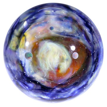 60mm 兩面星雲宇宙玻璃球擺設 no.M295