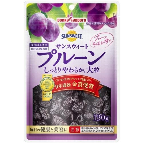 ポッカサッポロ サンスウィート プルーン 130g 20袋 (10袋入×2 まとめ買い)