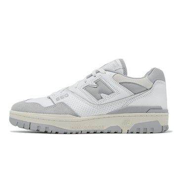 New Balance NB 休閒鞋 550 男鞋 女鞋 白 雨雲灰 皮革 復古 NB 情侶鞋 BB550NEA-D