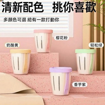 💥桃園出貨💥免運💥可開票💥雙層瀝水水果杯ins風水果杯早餐沙拉杯外帶野餐帶叉子雙層瀝水杯