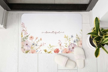 四季花草 - 春 -硅藻土地墊(硬式)