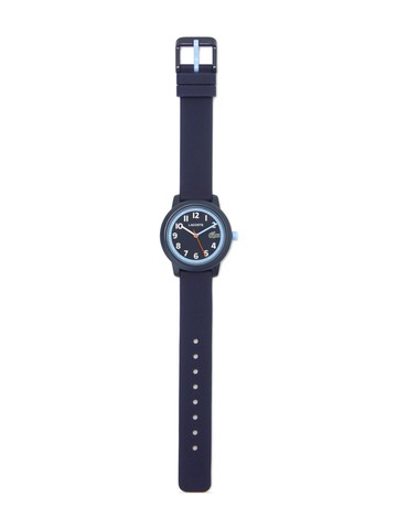 Lacoste Kids - logo-print watch - kids - stainless steel/Rubber - One Size - Blue