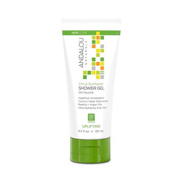 Shower Gel Citrus Sunflower Uplifting  8.5 Oz by Andalou Naturals