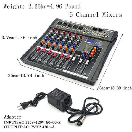 Channels Audio Mixer for karaoke Interface mixing board USB Bluetooth Effect Play Mp3 Music Audio Record By Smartphone PC   48V Phantom compatible C