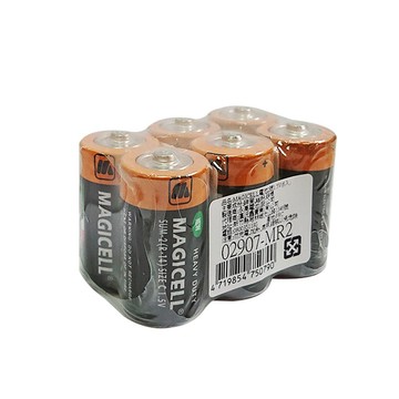 2號電池(C) 【無敵強MAGICELL】2號C碳鋅電池6入裝2入組