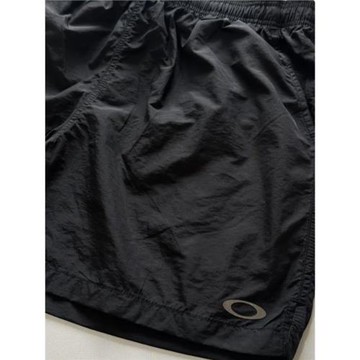 oakley基礎休閑尼龍短褲男夏季新款運動健身旅行輕薄透氣四分褲