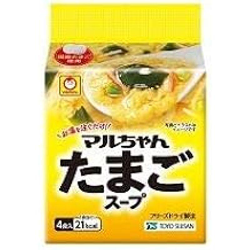 東洋水産 マルちゃん たまごスープ 4食入×10入