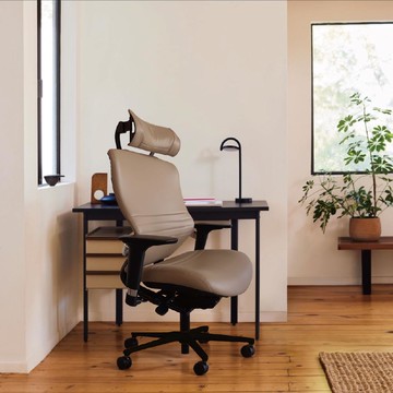 NU Chair超纖皮｜健康主管椅 灰色