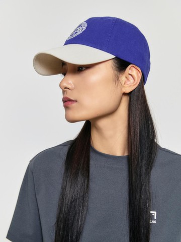 COLOR BLOCK BALL CAP [BLUE]