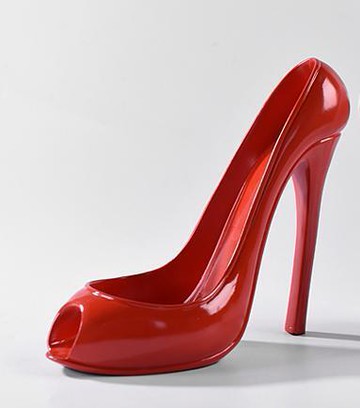 現代簡約歐式創意個性高跟鞋紅酒架客廳家用酒瓶架子裝飾品擺件re