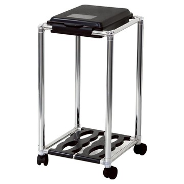 Com&Tel Sangsa 20L 方形計量制垃圾桶組  黑色  28.5 x 28.5 x 56cm