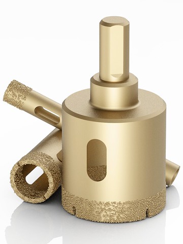 開孔器 釬焊大理石開孔器陶瓷玻璃瓷磚玉石玻化磚開孔器鉆頭6MM-65MM『CM44784』