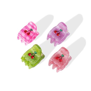 美國 Snack Break / 髮飾 / Cherry Glitter Mini Hair Claw