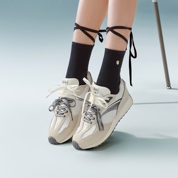 361度脆餅3.0女休閒鞋平底薄底德式訓練鞋運動休閒運動鞋賽車鞋