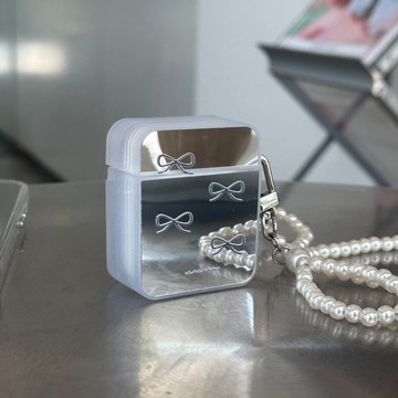 Tiny Bow 鏡面小方盒AirPods 保護殼