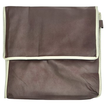 10寸蛋糕保冰袋 單層  加固舒適手提  精緻拉鍊設計  優良鋁箔材質  35 x 35 x 20cm  咖啡色  1個