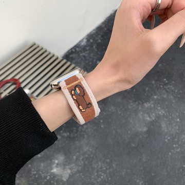卡通魔術貼錶帶 適用於Apple watch10 錶帶 iwatch錶帶 全系列通用錶帶 當季錶帶