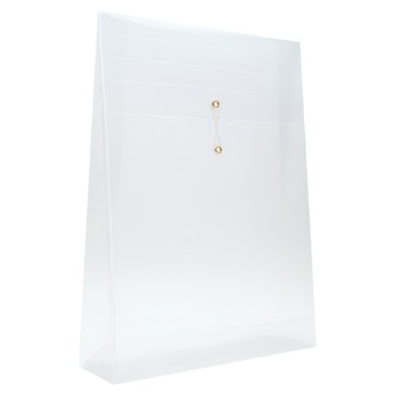 DaTaBanK 三田文具 A4 底部加大直式繩扣公文袋  33 x 25 x 6.5cm  DB-103-A4W  12個