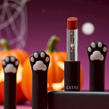 萬聖節彩妝派對禮🎃快速出貨｜ 【CATISS】 貓掌限定口紅｜ 黑貓焗烤南瓜 3g 貓咪 貓貓
