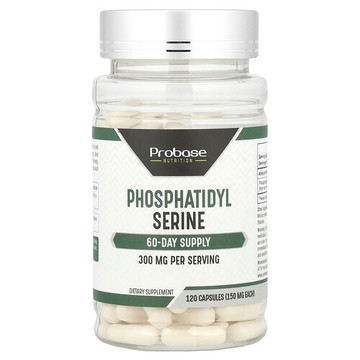 Probase Nutrition, 磷脂酰絲氨酸，120 粒膠囊（每粒膠囊 150 毫克）