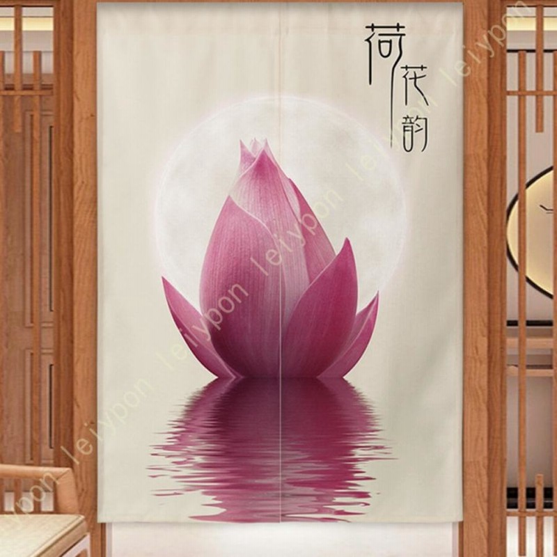 暖簾 のれん 水墨画 中華風 おしゃれ 優雅 タペストリー