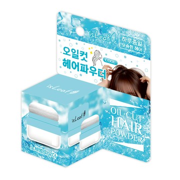 韓國isLeaf涼感控油蓬蓬粉5g