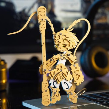 魔客小悟空3D立體金屬拼圖DIY手工拼裝玩具手辦模型國風跨境專供