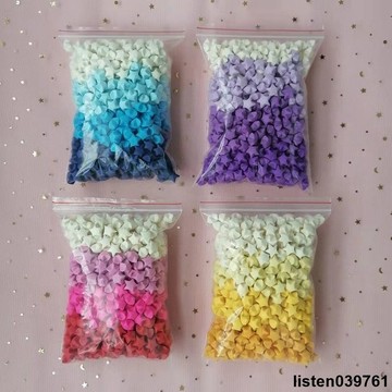 台灣發貨 💖 星星折好的成品紙星星顆純手工疊好的幸運星漸變藍七夕禮物