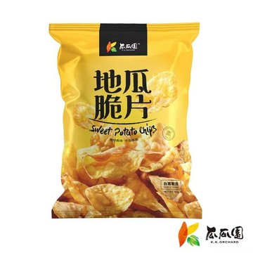 【星球工坊】瓜瓜園 原味地瓜脆片110g (純素)