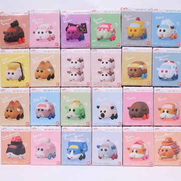 天竺鼠車車 PUI PUI 軟膠公仔 好朋友 盒玩