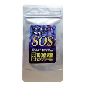 東京都🇯🇵日本代購【現貨√免運√開發票】SOS Eye Light Panic濃縮藍莓精華錠 60粒