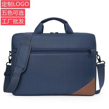 跨境單肩電腦包新款男斜挎手提電腦包時尚商務通勤公文包筆記本包
