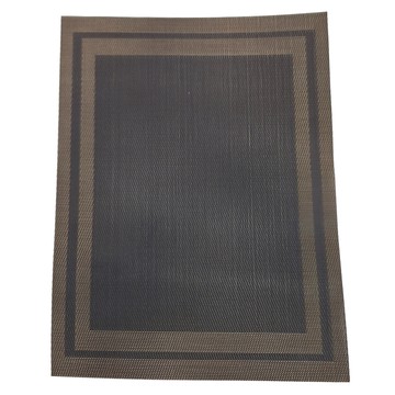 PUSH! 餐墊10個 金黑色 70%PVC+30%滌綸  45 x 30cm  1組