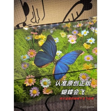 ✨桃園有貨✨【七夕禮物】綠野僊蹤春日蝴蝶魔方小夜燈diy材料包女生女朋友 PHWK