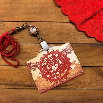 YOYO card case 伸縮證件套(橫式) - 紅囍 婚禮小物 禮物推薦