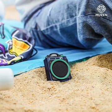 【MUZEN】 Wild Go 可攜式戶外街頭藍牙喇叭-單寧藍