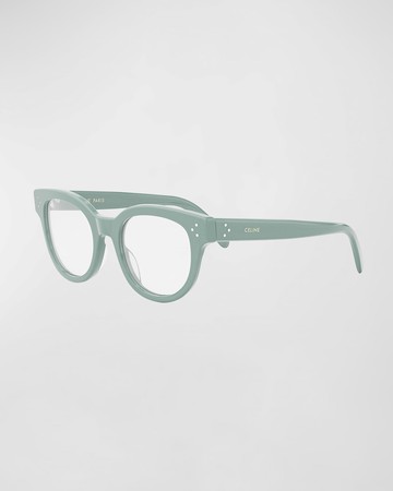 Bold 3 Dots Acetate Round Glasses