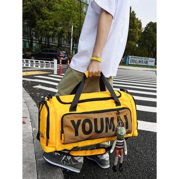 短途旅行包男手提行李包大容量斜挎包出差旅游袋子運動瑜伽健身包