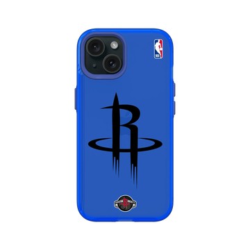 iPhone 15 Clear 激光藍 - NBA - B&W-休士頓火箭 Houston Rockets B&W