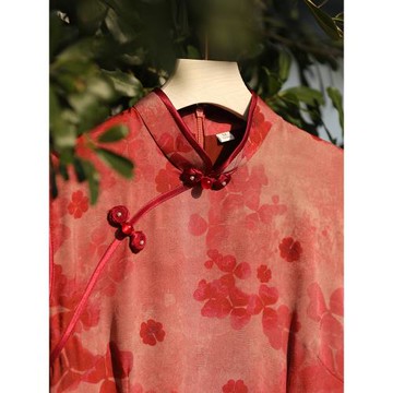 江南絮｜紅色旗袍新中式敬酒服訂婚結婚改良高級氣質2025春夏新款