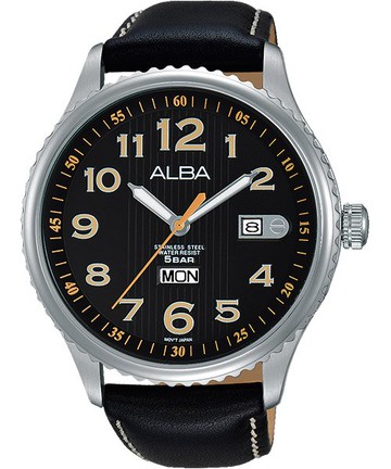 ALBA VJ43-X036C(AV3509X1)城市玩味時尚腕錶/黑面45mm｜樂天全館特惠中★指定刷卡回饋10%