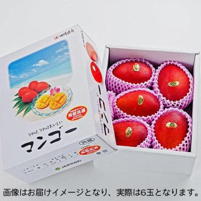 ふるさと納税 南城市 完熟アップルマンゴー約1.5kg(化粧箱)6玉